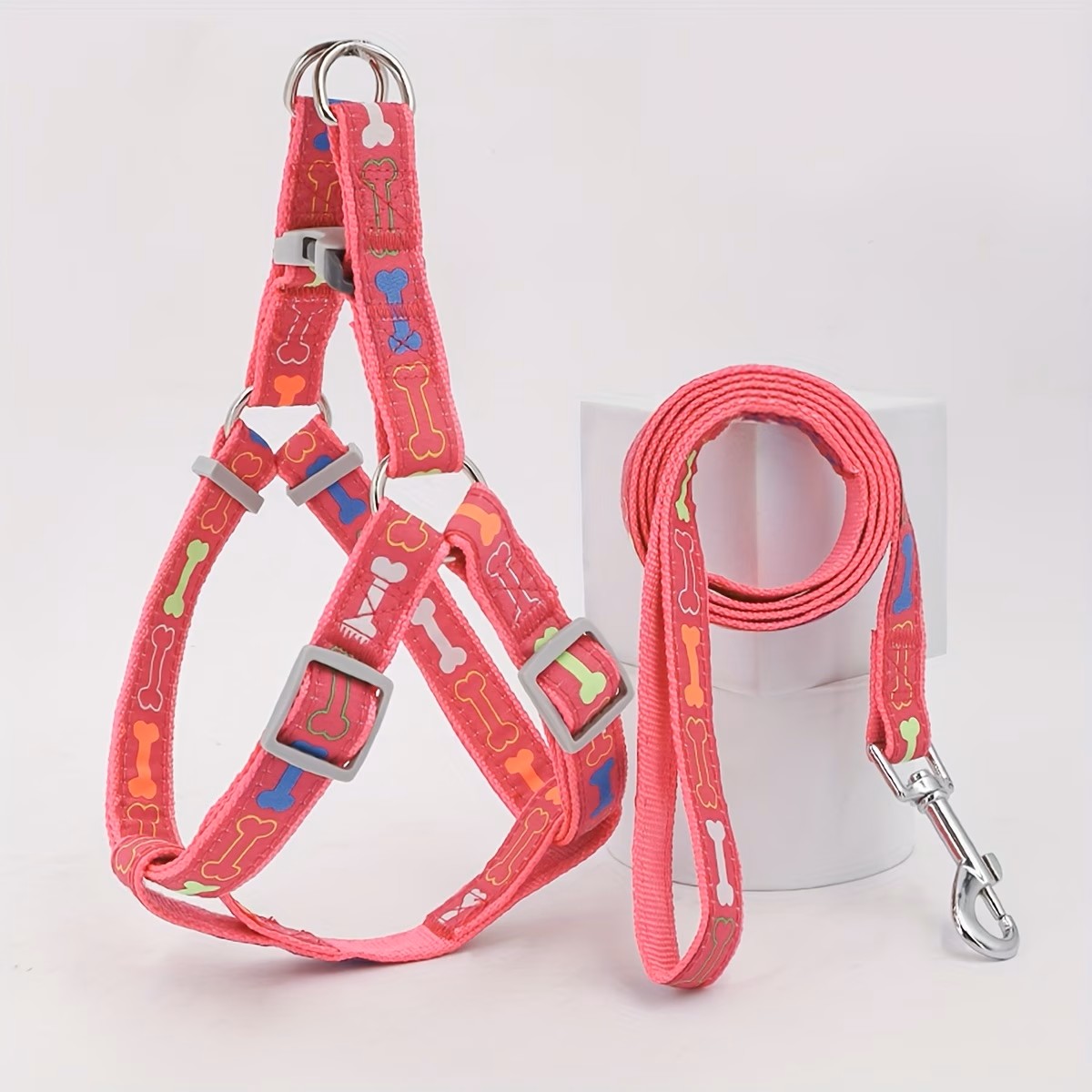 Adjustable Dog Harness with Qu - D Ring Strap ulasan dan harga