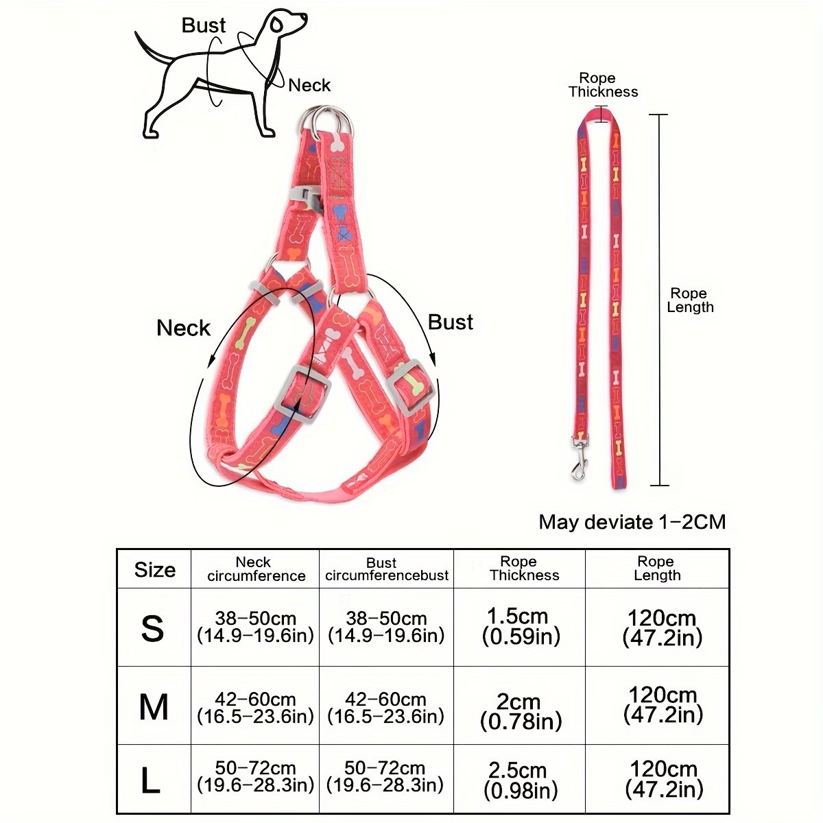 Adjustable Dog Harness with Qu - D Ring Strap ulasan dan harga