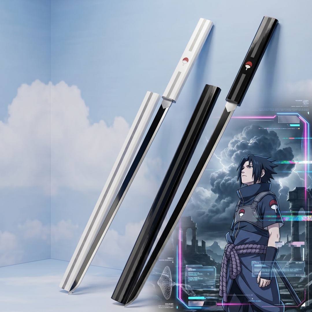 35.4inch Naruto Uchiha Sasuke  - Cosplay Prop Katana ulasan dan harga