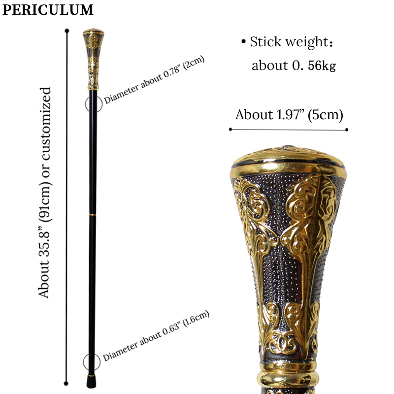 Victorian Black Gold Floral Ca - Detachable Cosplay Prop ulasan dan harga