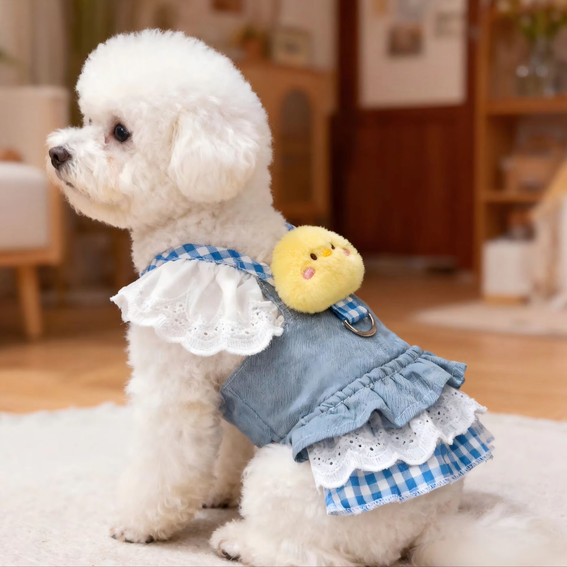 Sweet Pet Strap Dress Faux Den - D Ring Strap ulasan dan harga