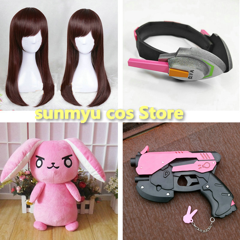 D.VA Cosplay Props Headwear Gu - Dva Cosplay Prop ulasan dan harga