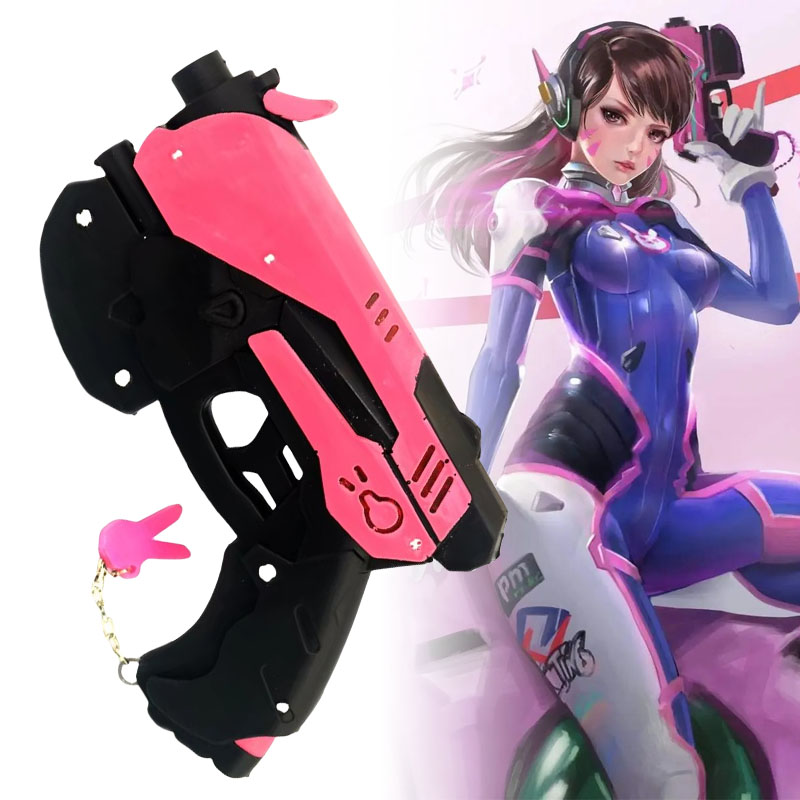 Real Size D.Va Pistol Gun Weap - Dva Cosplay Prop ulasan dan harga