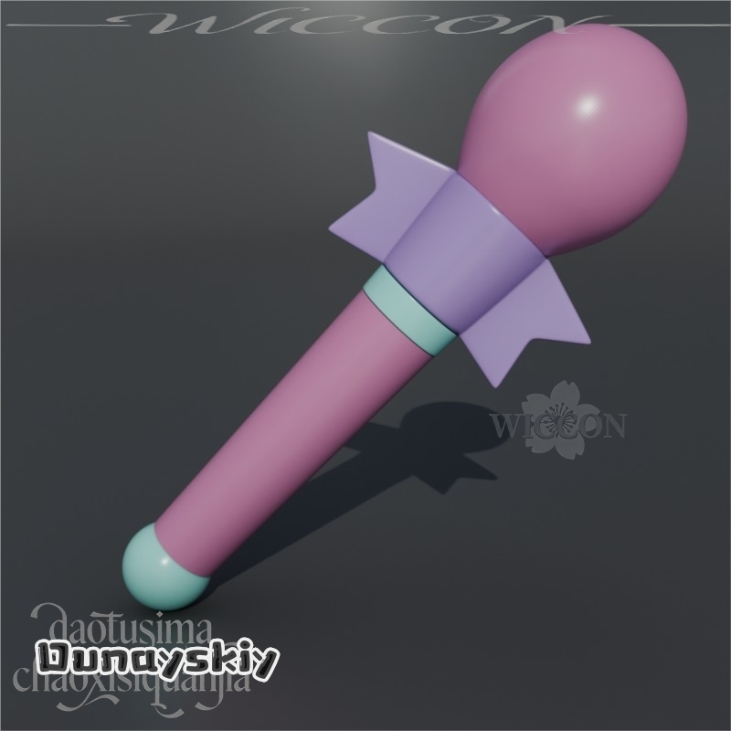 Kawaii Idol Mami 3D Polylactic - Cosplay Prop Bow ulasan dan harga