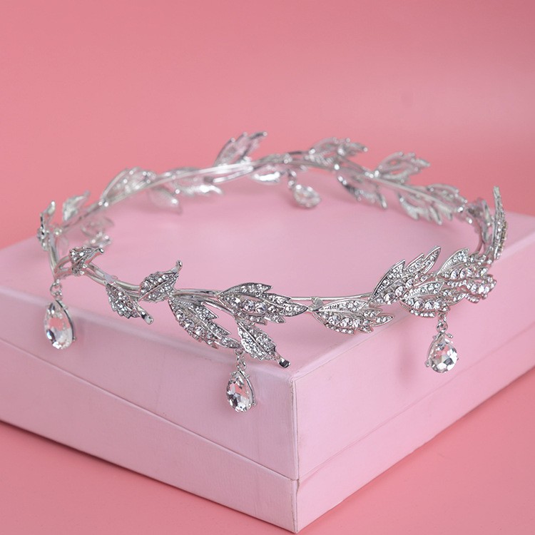 Luxury Crystal Crown Bridal Ha - Aerith Cosplay Prop ulasan dan harga