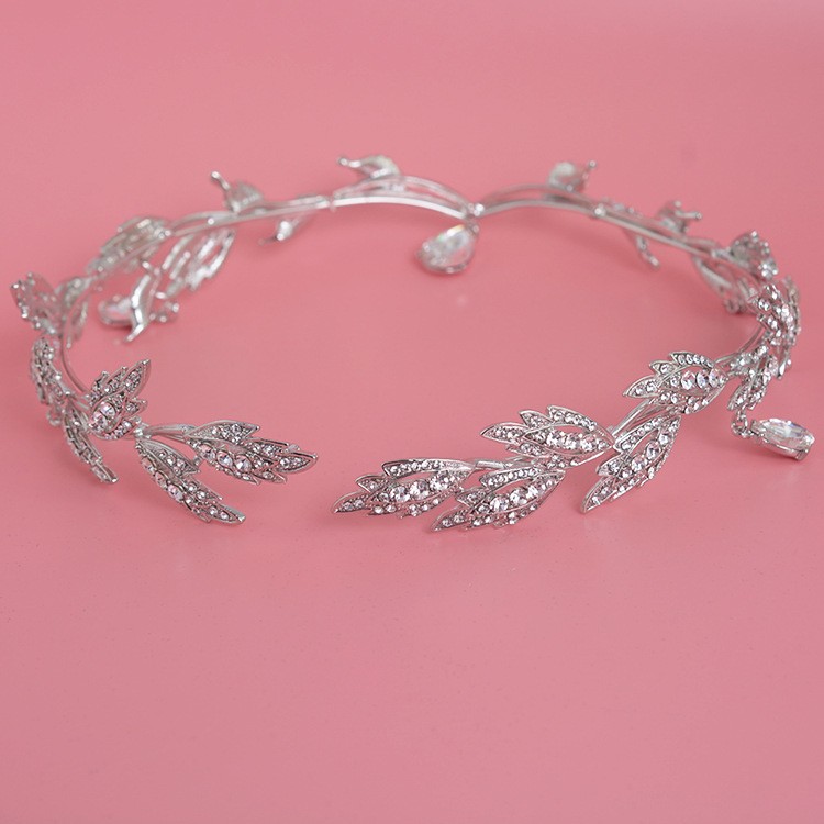 Luxury Crystal Crown Bridal Ha - Aerith Cosplay Prop ulasan dan harga