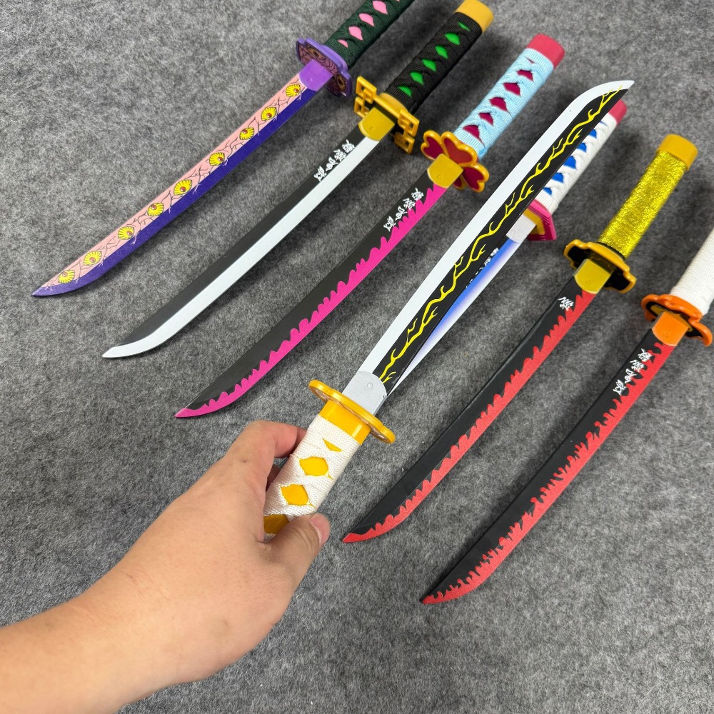 16inch Tomioka Giyuu Katana An - Cosplay Prop Katana ulasan dan harga
