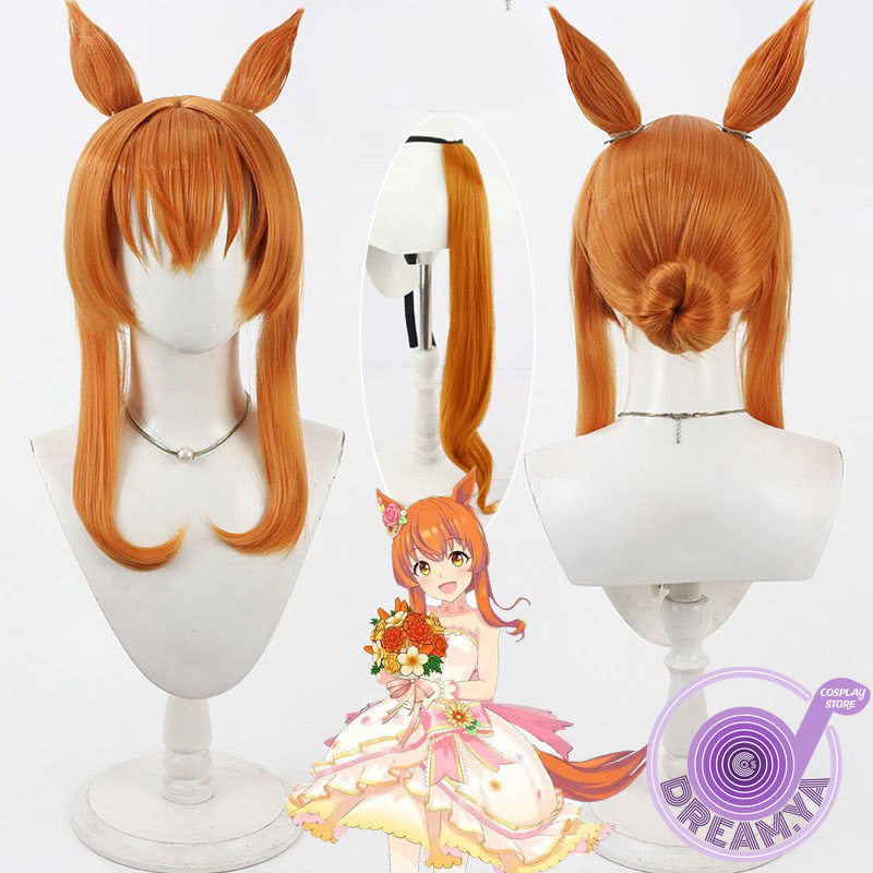 Mayano Top Gun Cosplay Wig Uma - Heat Gun Cosplay ulasan dan harga