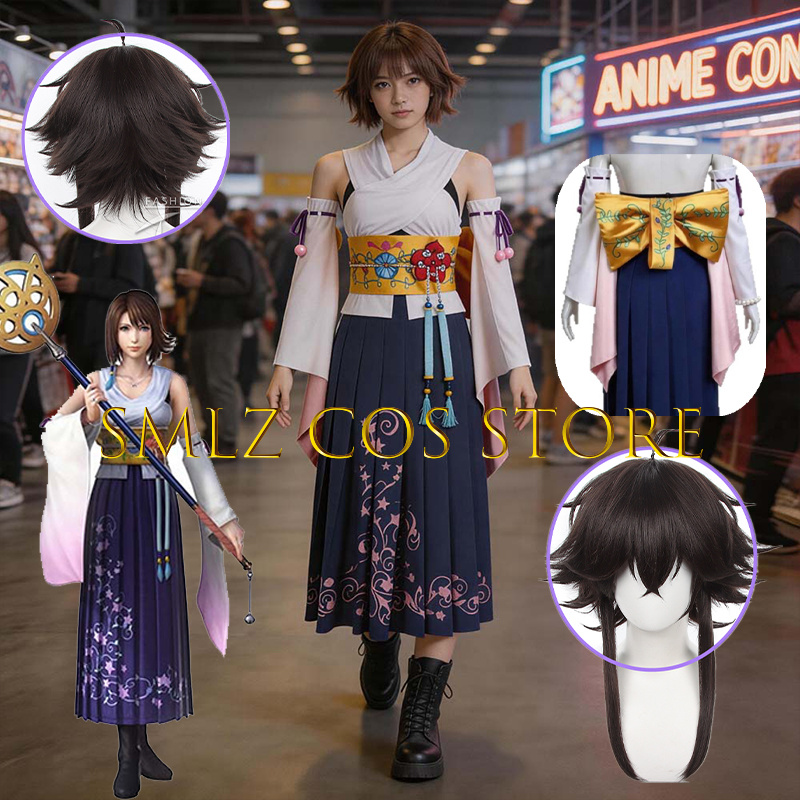 Smlz FFX Yuna Cosplay Anime FF - Prop De Cosplay ulasan dan harga