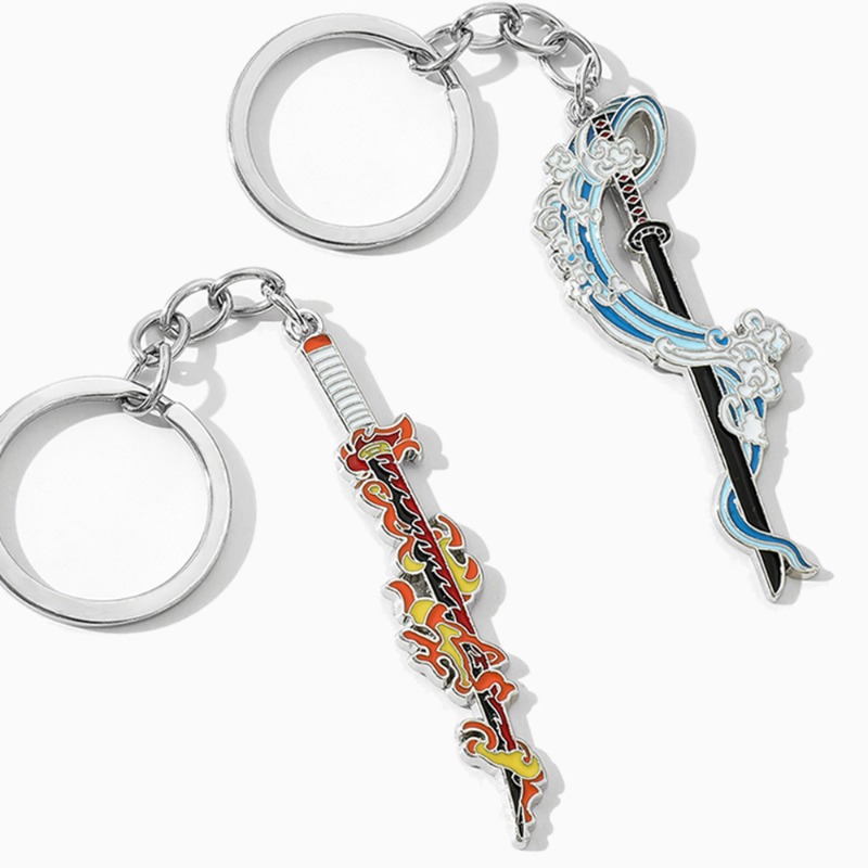 Anime Sword Keychain Demon Sla - Cosplay Prop Katana ulasan dan harga