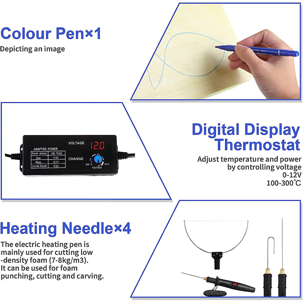 Heated Foam Cutting Pen Set wi - Craft Knife Set ulasan dan harga