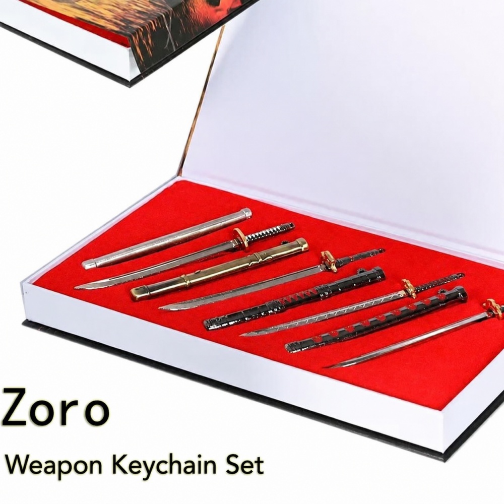 Anime One Piece Zoro Sword Key - Cosplay Prop Katana ulasan dan harga