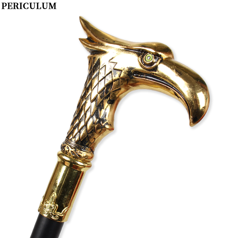 Shiny Gold Eagle Head Walking  - Detachable Cosplay Prop ulasan dan harga