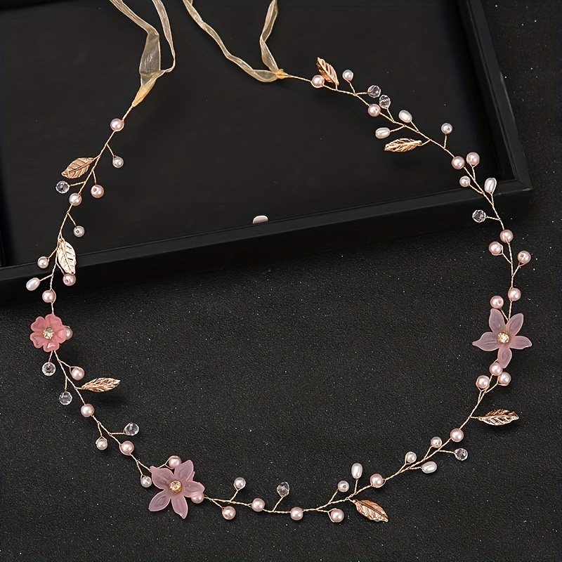 Crystal Leaf Hair Vine Band He - Aerith Cosplay Prop ulasan dan harga