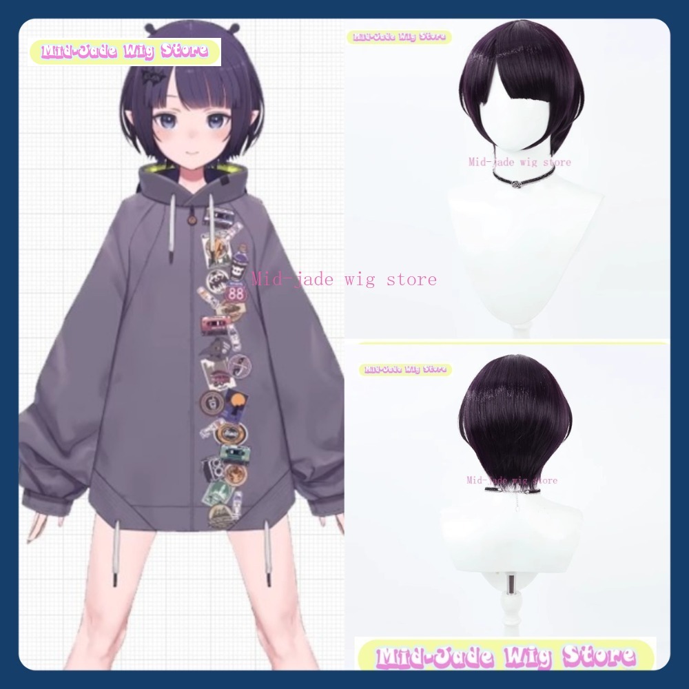 Mid-jade Wig Store Hololive EN - Prop En Cosplay ulasan dan harga