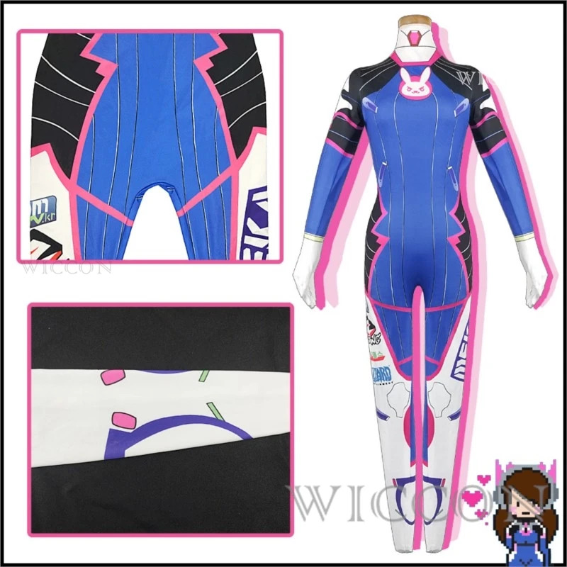 2025 11 Anime Woman Jumpsuit T - Dva Cosplay Prop ulasan dan harga