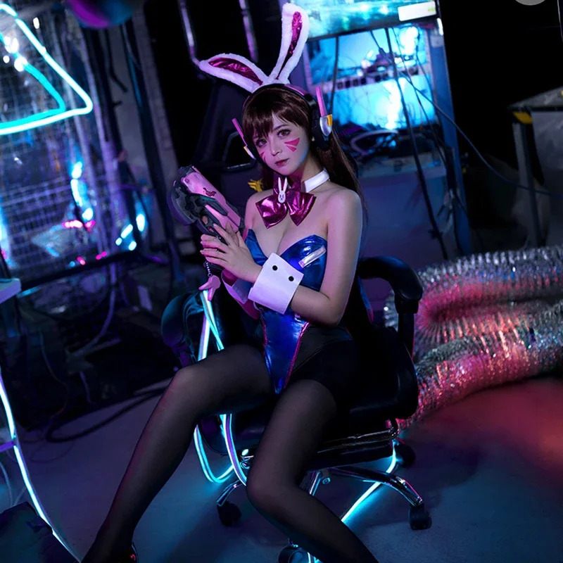 Overwatch DVA Bunny Jumpsuit S - Dva Cosplay Prop ulasan dan harga
