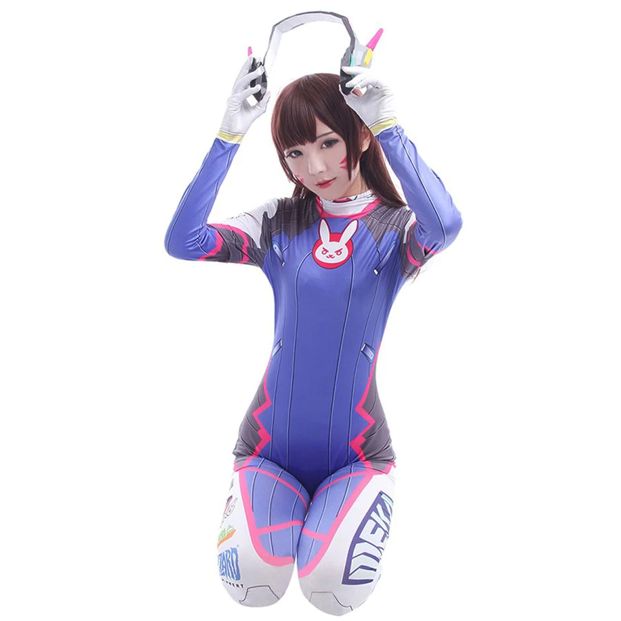 Anime Woman Jumpsuit Tights Dv - Dva Cosplay Prop ulasan dan harga