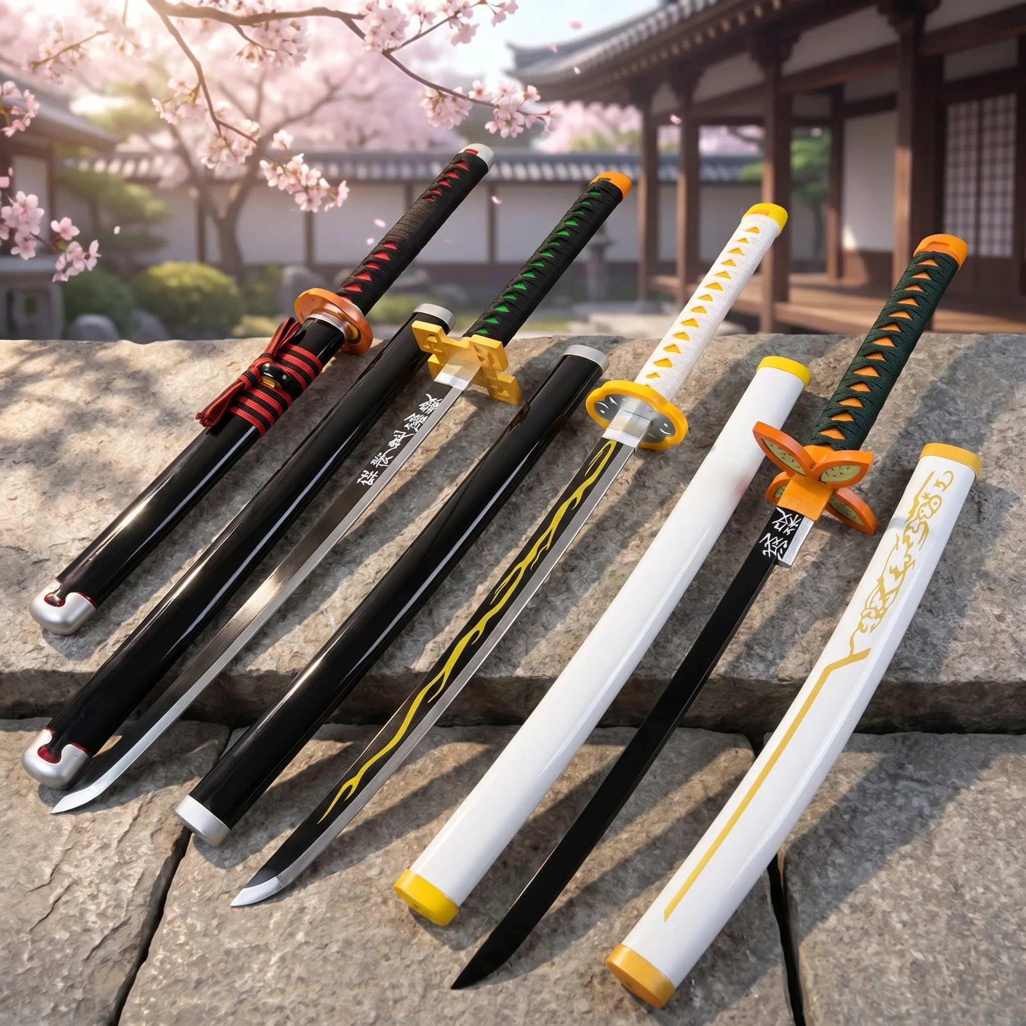 72 104cm Demon Slayer Katana T - Cosplay Prop Katana ulasan dan harga