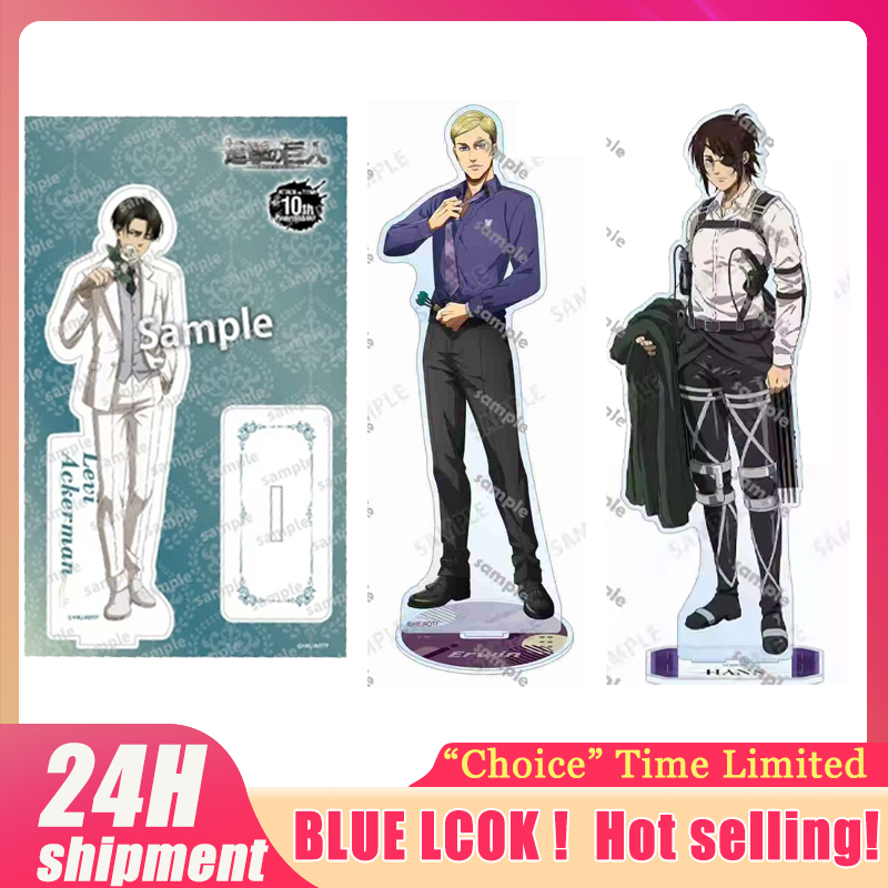 Attacking Giants Levi Figurine - Acrylic Cosplay Prop ulasan dan harga