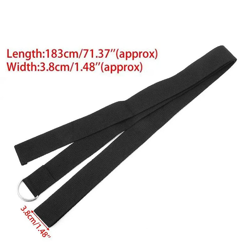 183*3.8cm Yoga Strap Cotton Ex - D Ring Strap ulasan dan harga