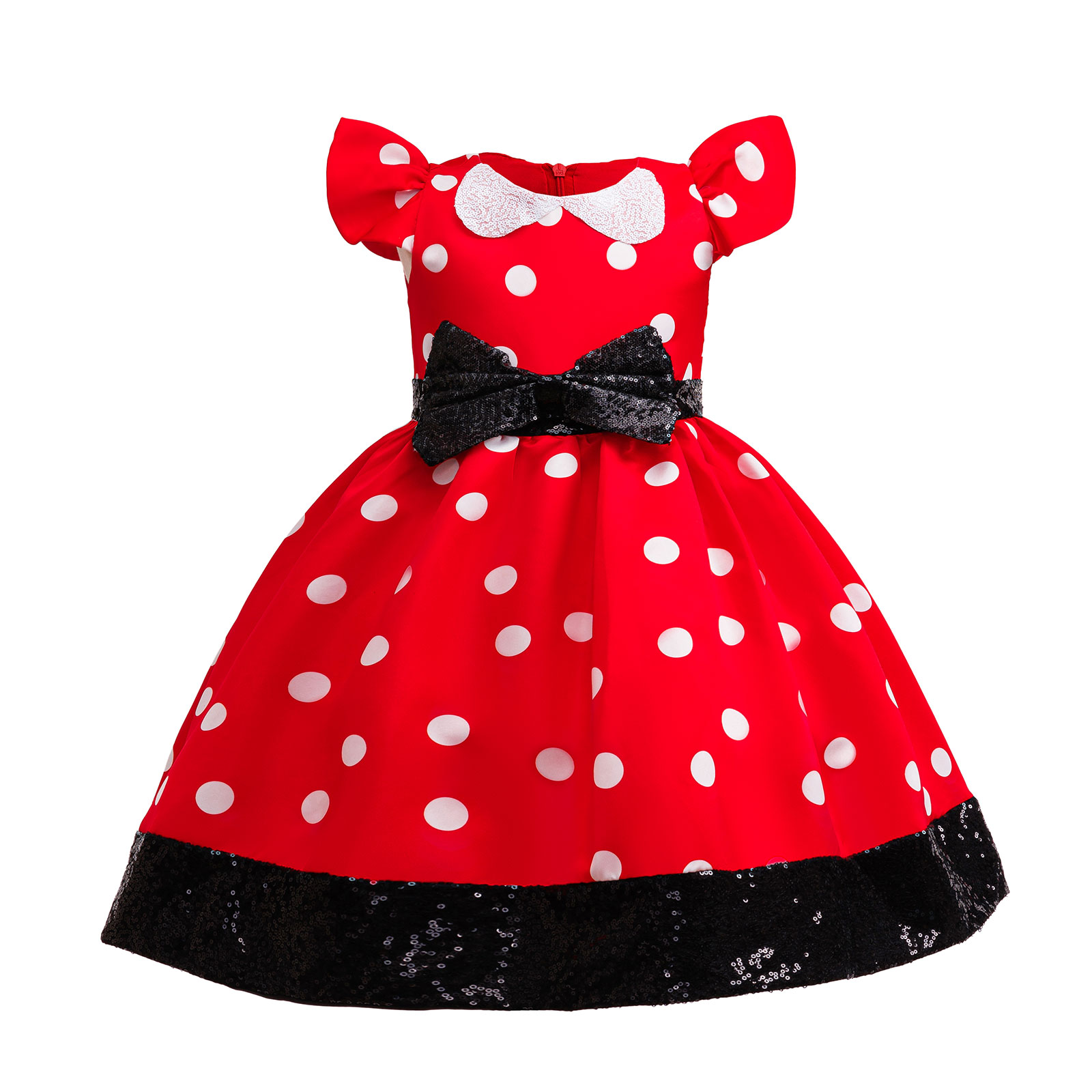 Cute Little Girls Red White Po - Cosplay Prop Bow ulasan dan harga
