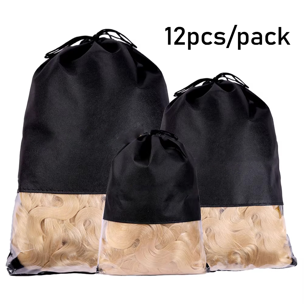 12pcs Portable Non-woven Wig B - Aerith Cosplay Prop ulasan dan harga