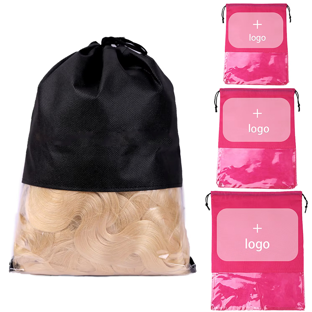12pcs Portable Non-woven Wig B - Aerith Cosplay Prop ulasan dan harga