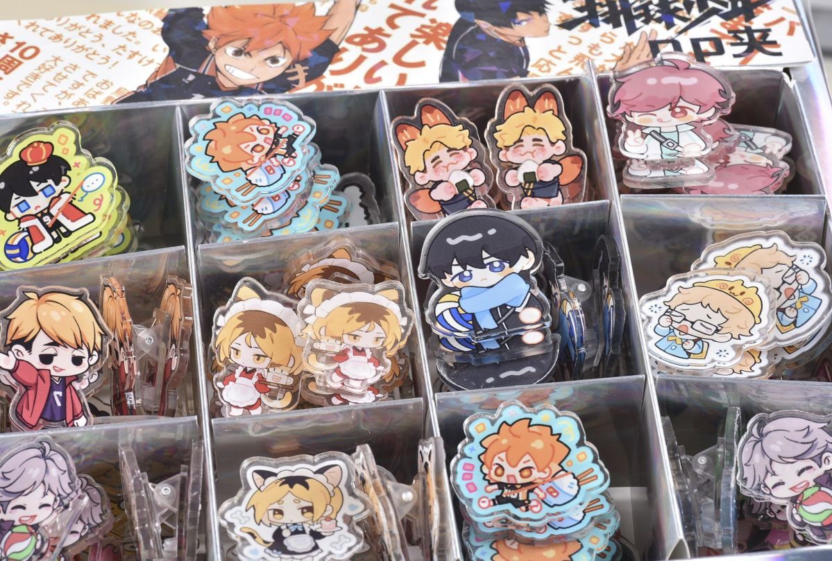 Haikyuu!! PP Clip Merchandise  - Acrylic Cosplay Prop ulasan dan harga
