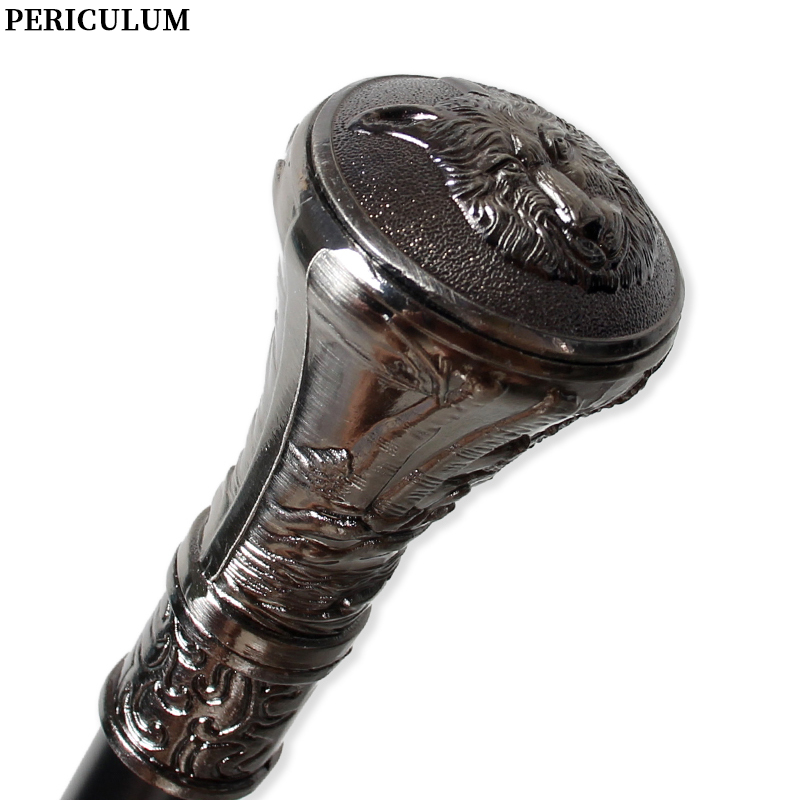 Antique Silver Wolf Head Carve - Detachable Cosplay Prop ulasan dan harga