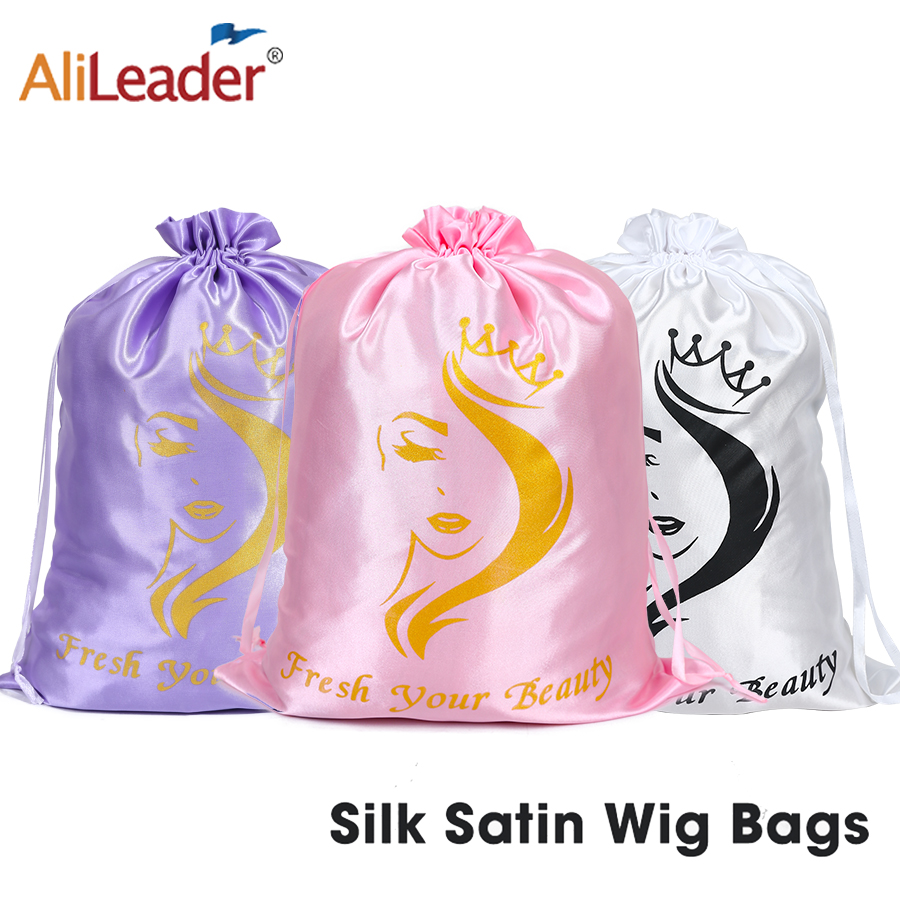 Satin Wig Bag With Drawstring  - Aerith Cosplay Prop ulasan dan harga