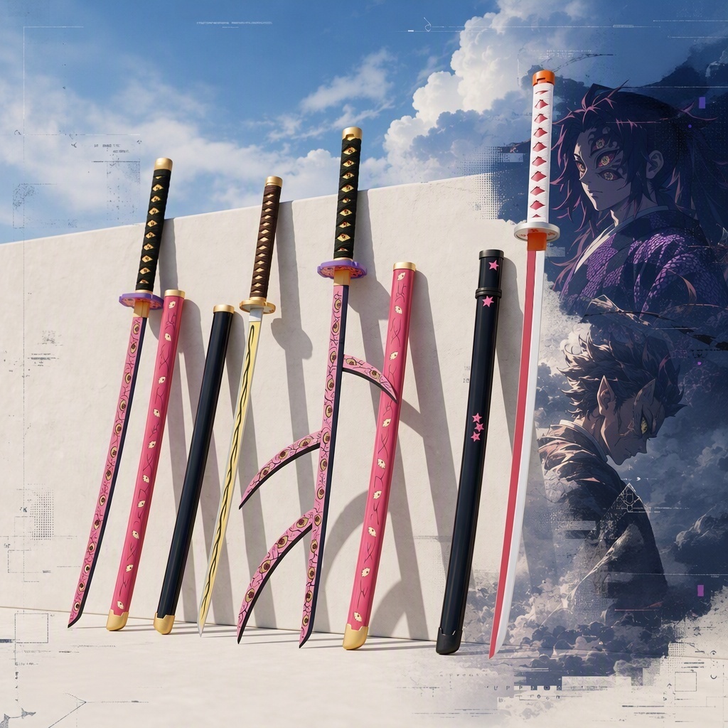 40inch Demon Slayer Agatsuma Z - Cosplay Prop Katana ulasan dan harga