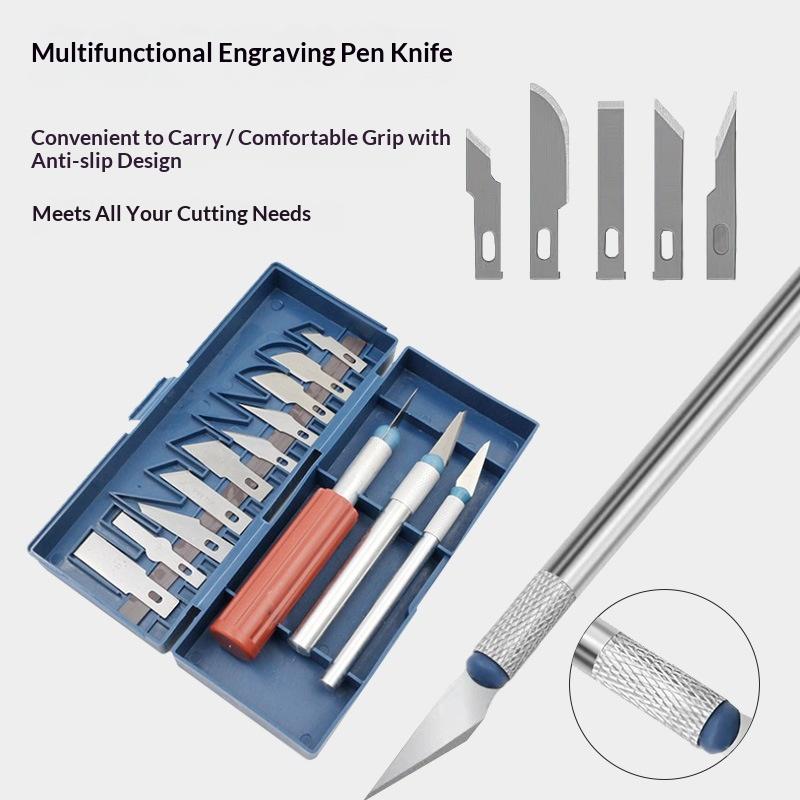 13-Piece Multi-Function Cutter - Craft Knife Set ulasan dan harga
