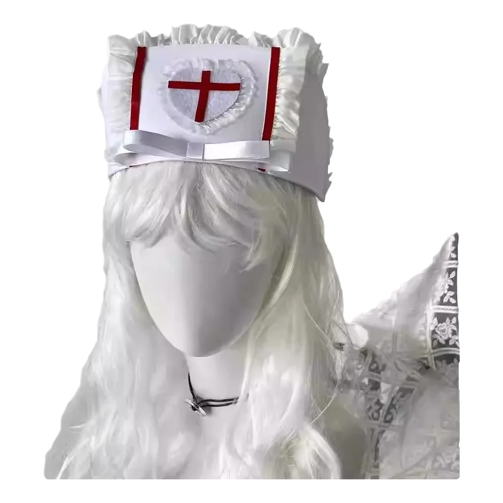 Cosplay nurse cap hat Accessor - Cosplay Prop Bow ulasan dan harga