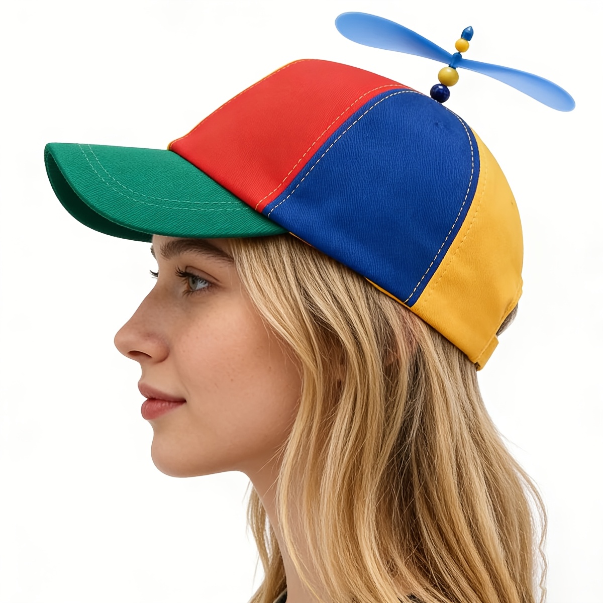 Funny Multicolor Propeller Hat - Ekko Cosplay Prop ulasan dan harga