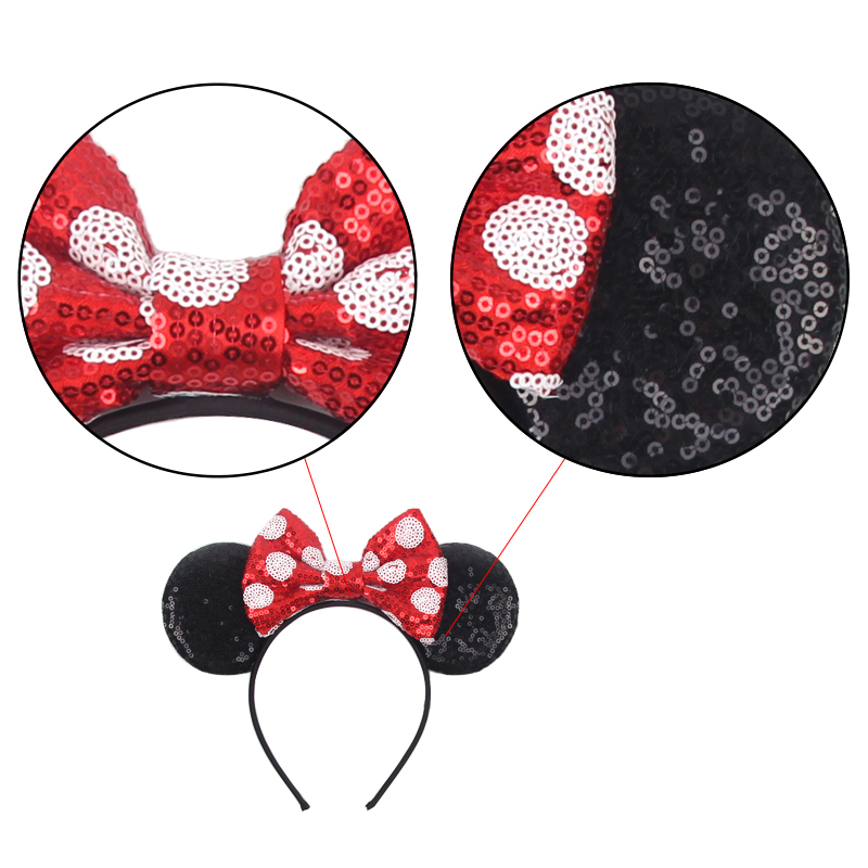 Disney Mickey Mouse Ears Headh - Cosplay Prop Bow ulasan dan harga